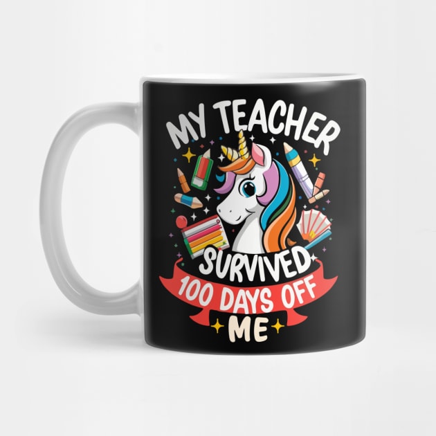 100 day of school Shirt My Teacher Survived 100 Days of me by patrickadkins